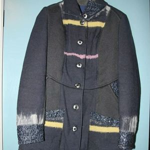 Used wool Save the Queen coat size M Italy